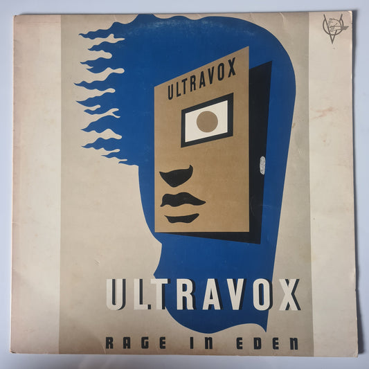 Ultravox – Rage In Eden - 1981 - Vinyl Record LP (with Poster)