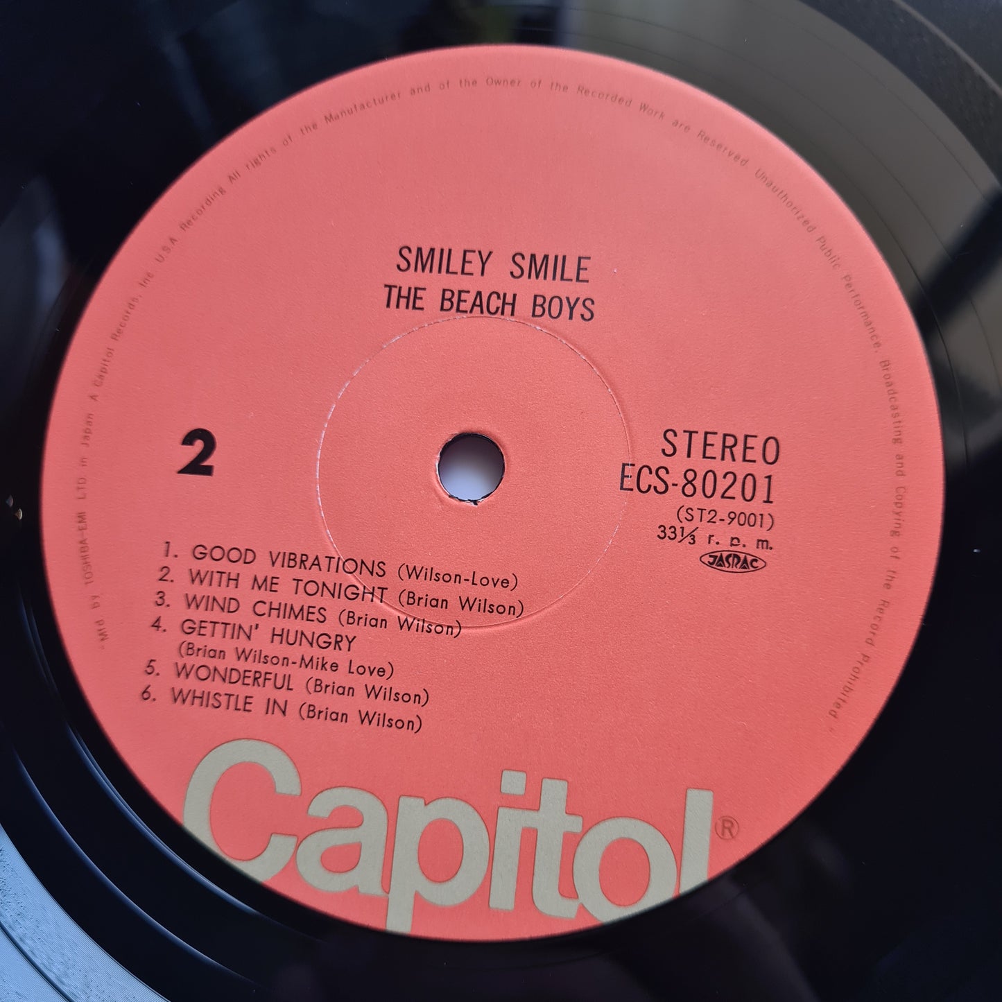 The Beach Boys -Smiley Smile - 1967 (1975 Japanese Pressing) - Vinyl Record LP (near mint)