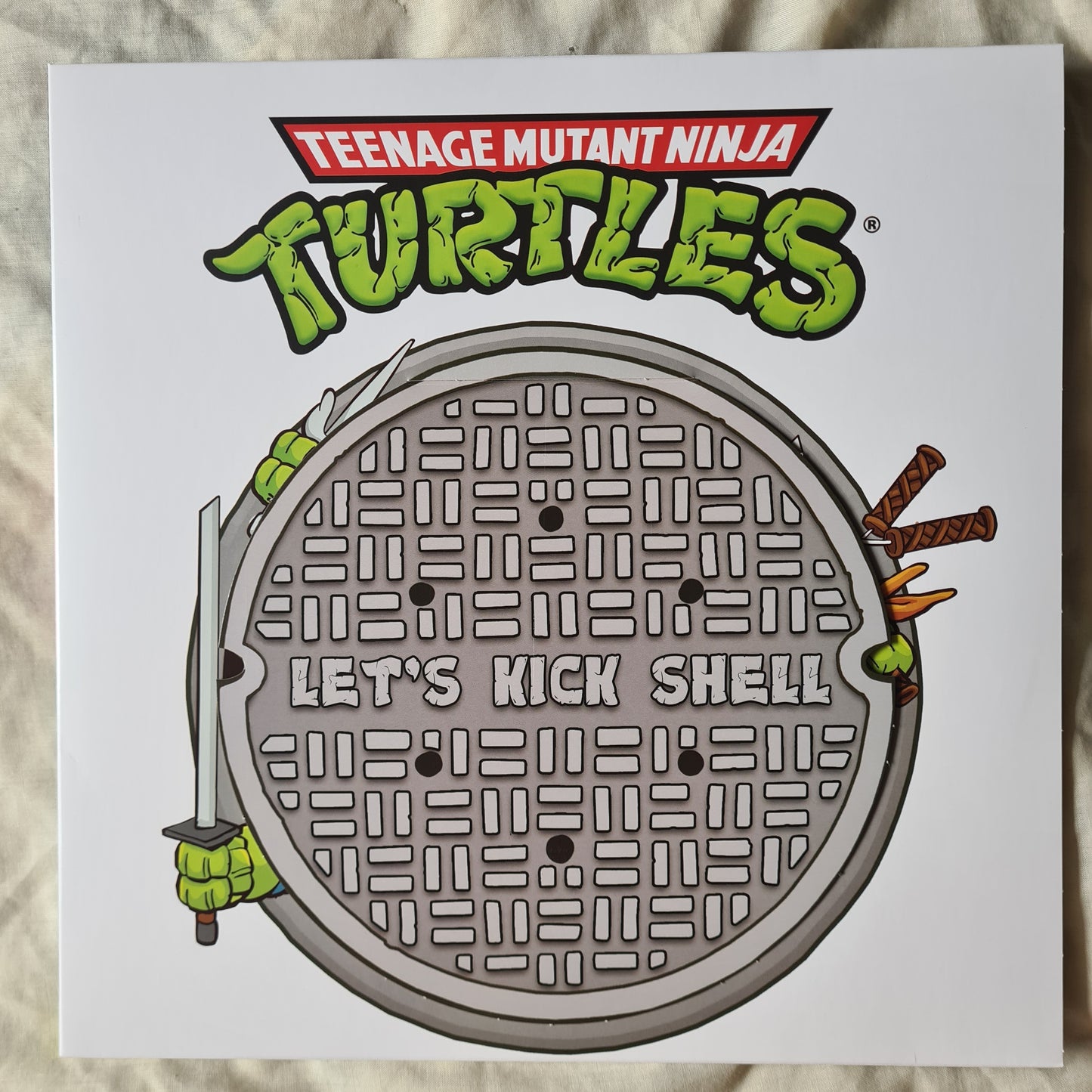 Teenage Mutant Ninja Turtles – Let's Kick Shell (Deluxe Edition,Tubular Turtle Swirl) - SNES Video Game Soundtrack- Vinyl Record EP