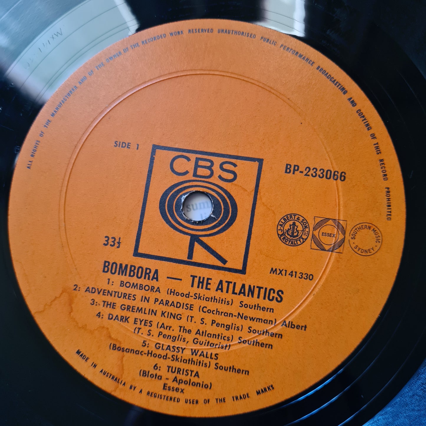 The Atlantics – Great Surfing Sounds: Including Bombora - 1963 (MONO 1st Pressing) - Vinyl Record LP