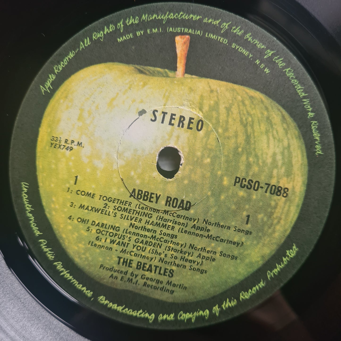 The Beatles – Abbey Road - 1969 (Australian Pressing) - Vinyl Record LP