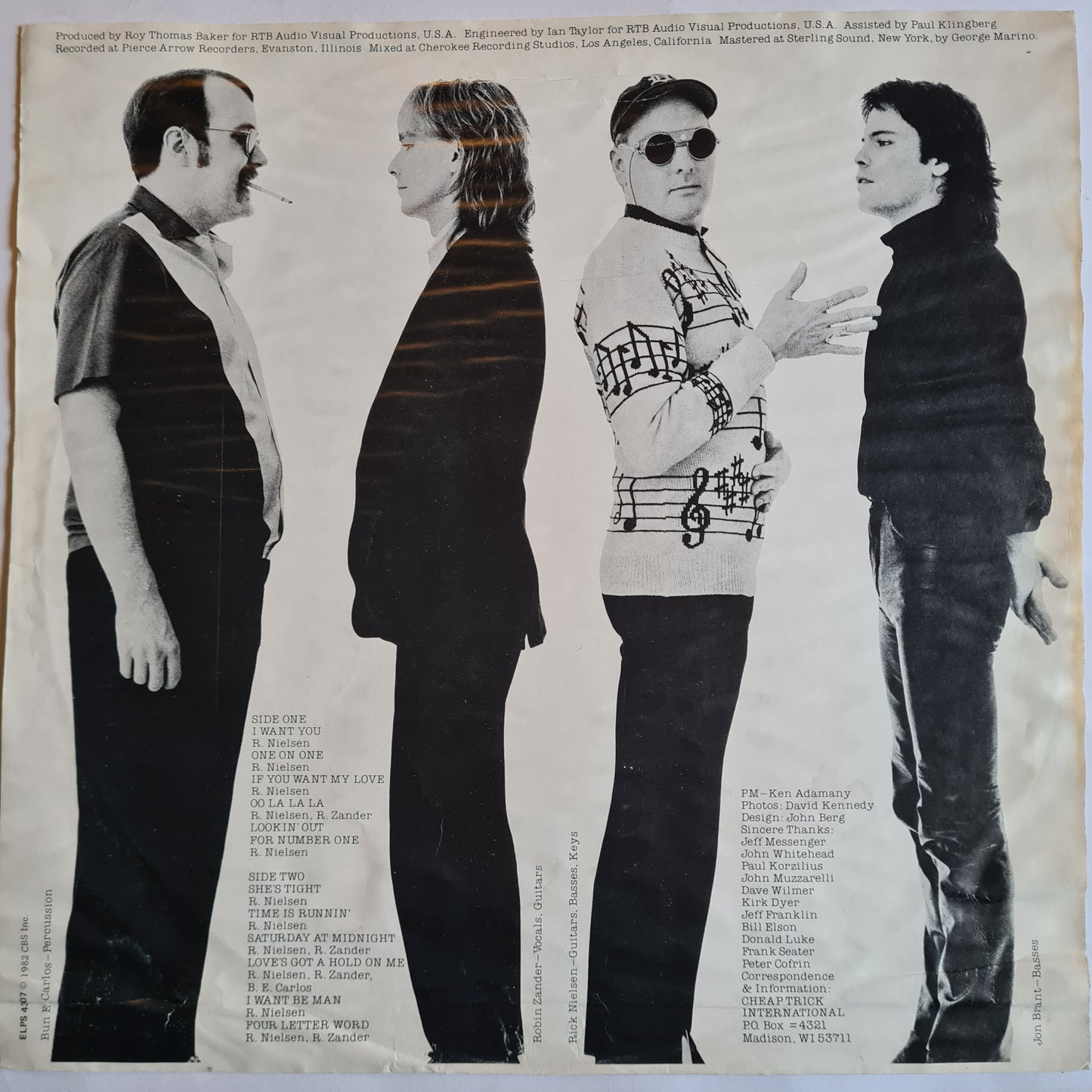 Cheap Trick – One On One - 1982 - Vinyl Record LP