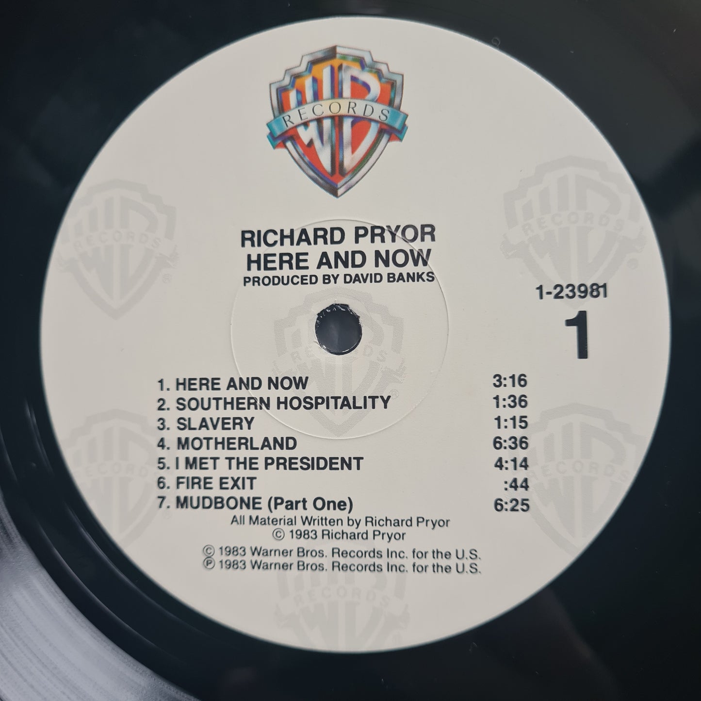 Richard Pryor – Here & Now - 1983 - Vinyl Record LP