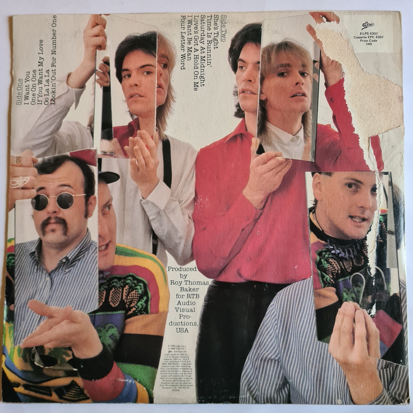Cheap Trick – One On One - 1982 - Vinyl Record LP