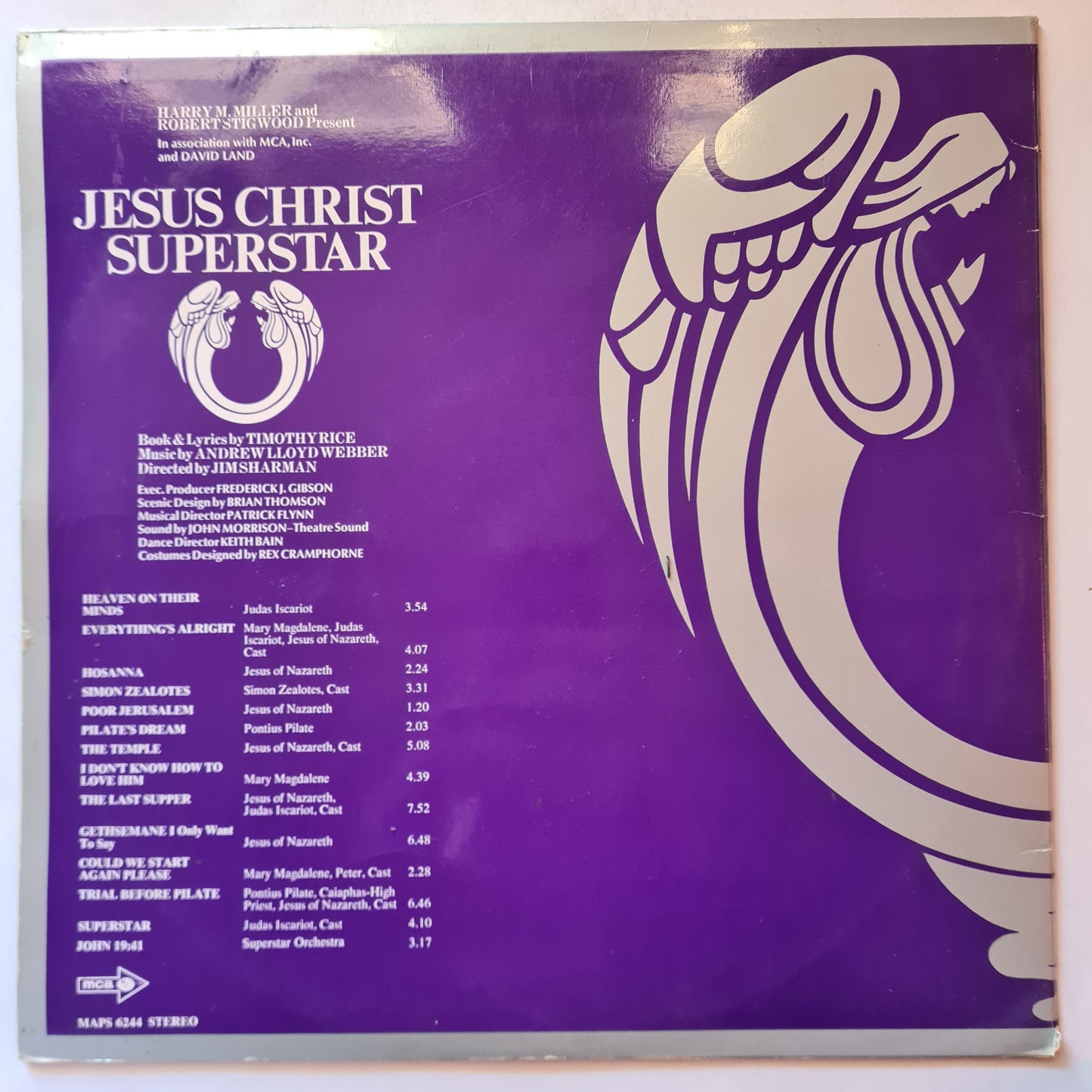 Various – Jesus Christ Superstar (Original Australian Cast Recording) - 1972 (Gatefold) - Vinyl Record LP