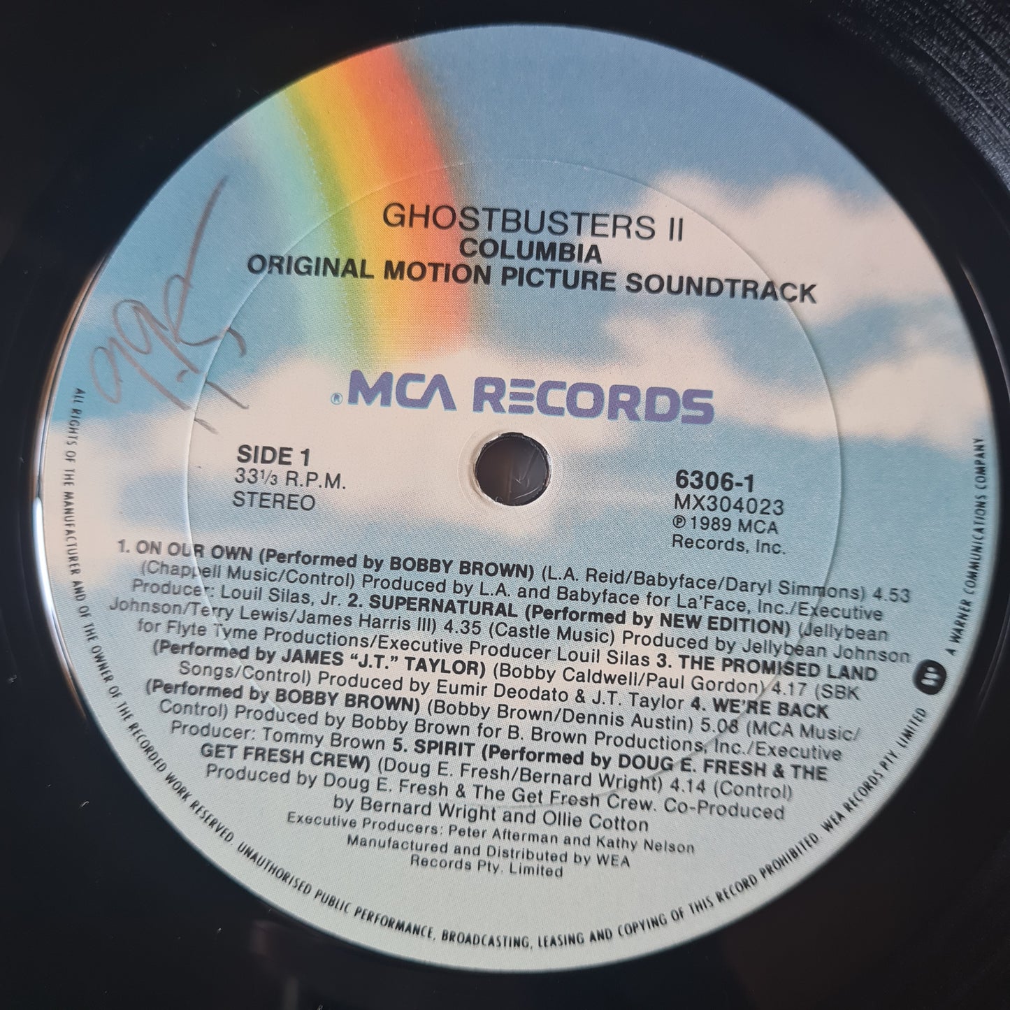 Ghostbusters II – Original Soundtrack - 1989 - Vinyl Record LP