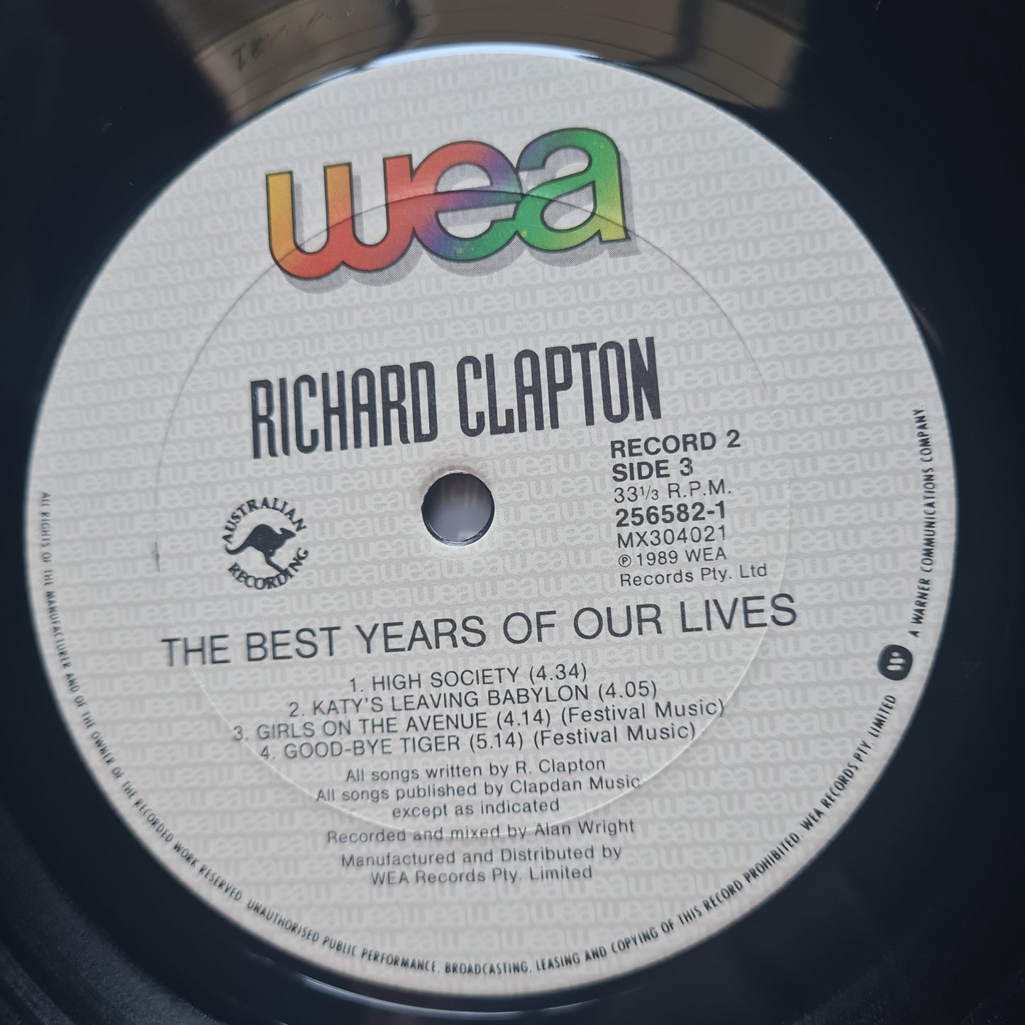 Richard Clapton – The Best Years Of Our Lives - 1989 - 2LP Vinyl Record (NM)