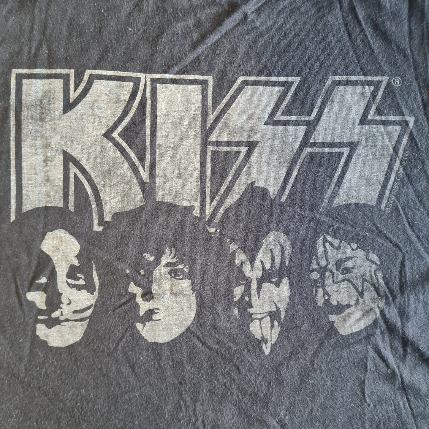 KISS | Logo Early 70's Band Picture | Size Small T-Shirt