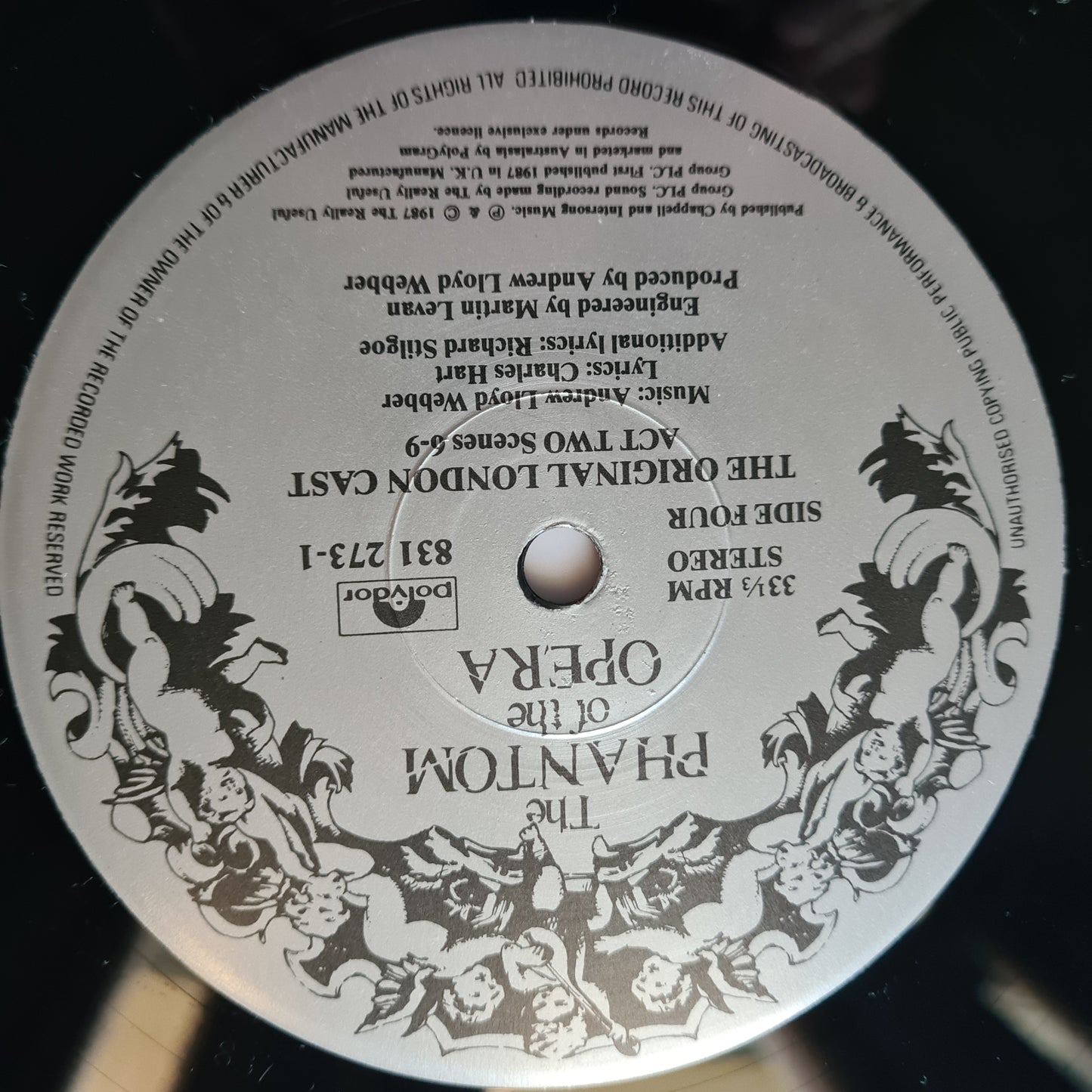 The Phantom Of The Opera – Andrew Lloyd Webber: The Original London Cast- 1987 (2LP Gatefold) - Vinyl Record