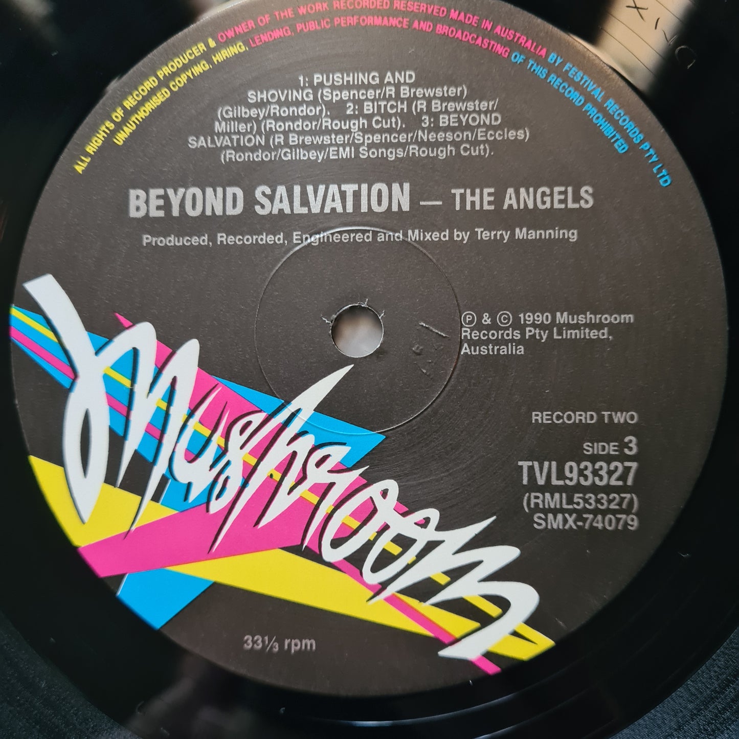 The Angels – Beyond Salvation - 1990 (2LP) - Vinyl Record *RARE*