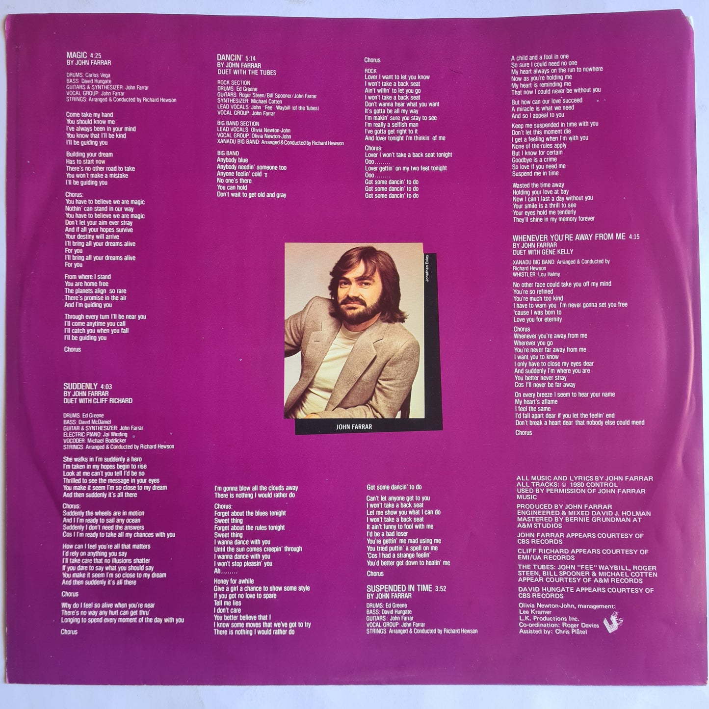 ELO & Olivia Newton John – Xanadu - 1980 (Gatefold) - Vinyl Record LP (near mint)