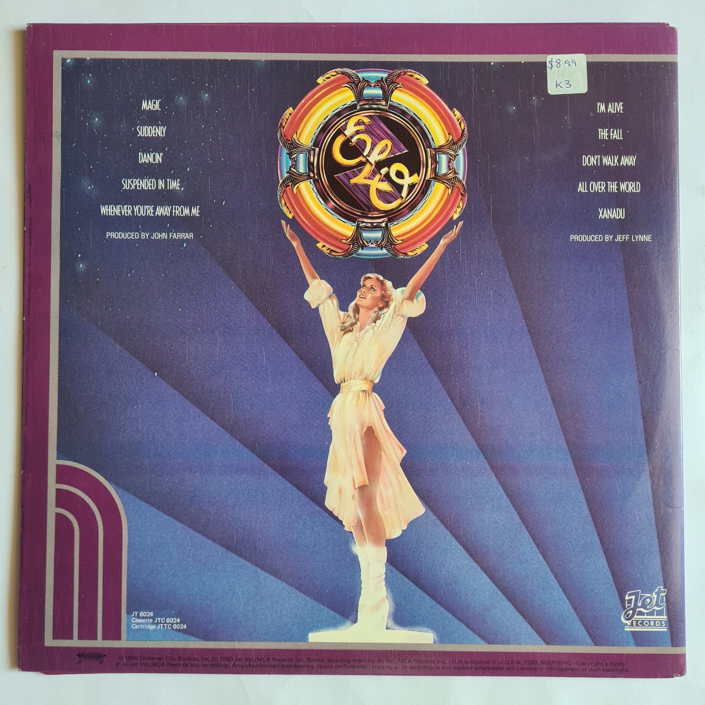 ELO & Olivia Newton John – Xanadu - 1980 (Gatefold) - Vinyl Record LP (near mint)