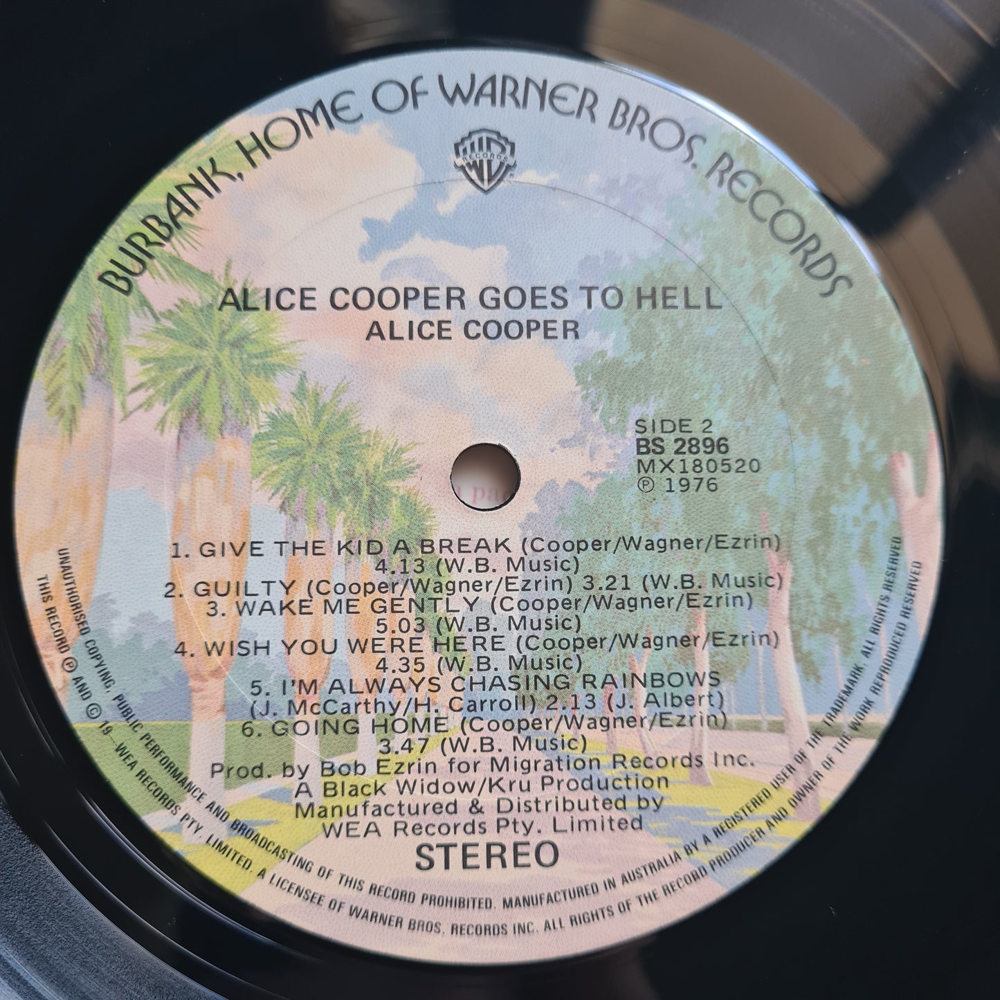 Alice Cooper – Goes To Hell - 1976 - Vinyl Record LP (near mint)