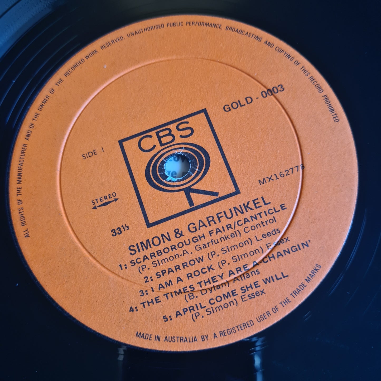 Simon & Garfunkel – Simon & Garfunkel (Greatest Hits) - 1970 - Vinyl Record LP