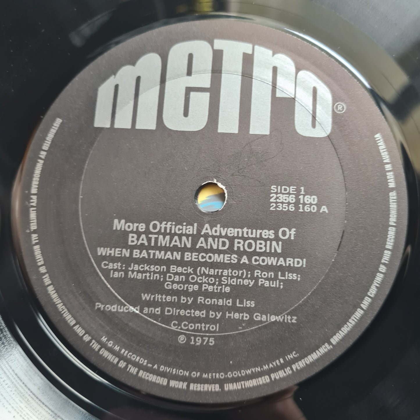 Batman & Robin – More Official Adventures Of Batman & Robin - 1975 - Vinyl Record LP (near mint)