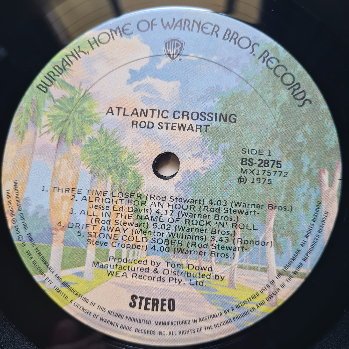 Rod Stewart – Atlantic Crossing - 1975 (Gatefold) - Vinyl Record LP