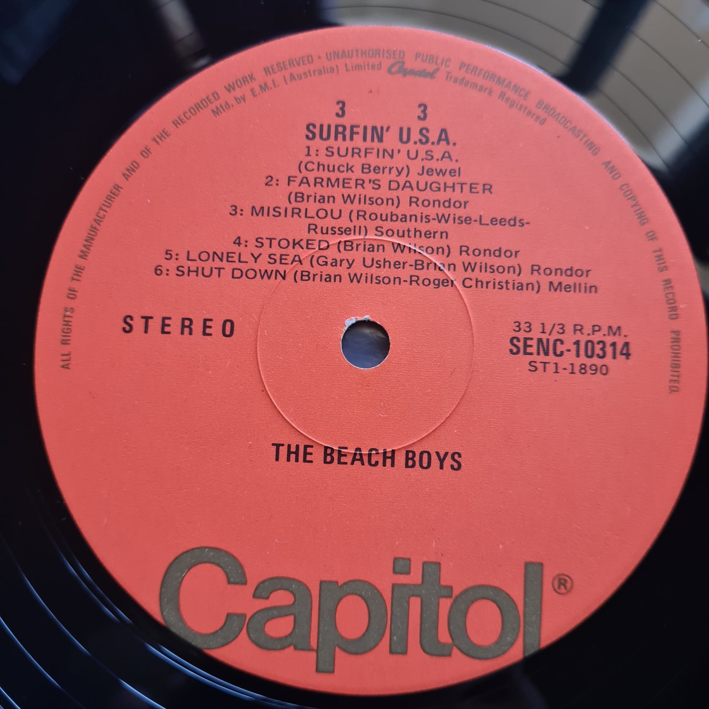 The Beach Boys – Surfin' Safari / Surfin' USA - 1962/63 (1976 Australian Pressing) - Vinyl Record 2LP