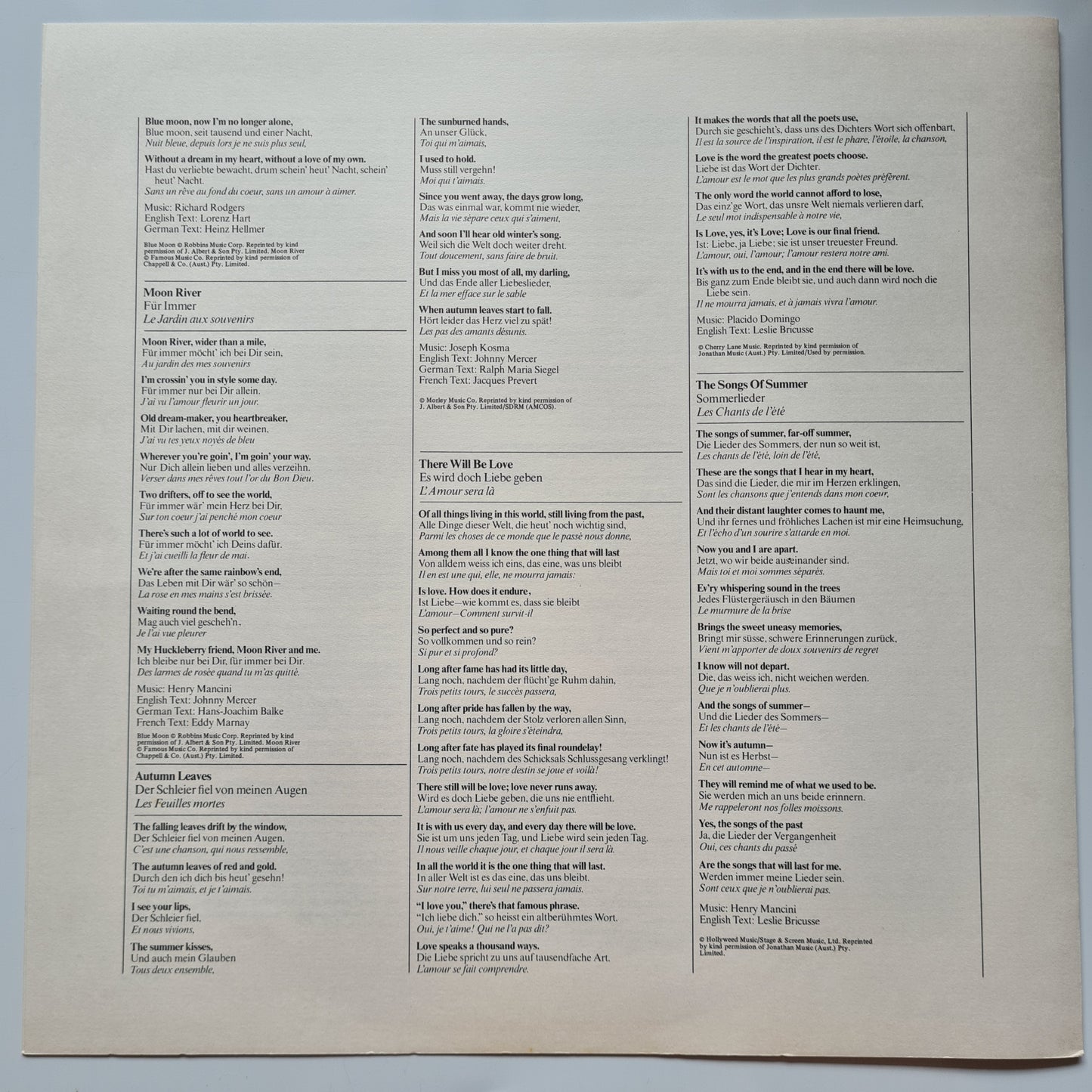 Placido Domingo – My Life For A Song - 1983 - Vinyl Record LP