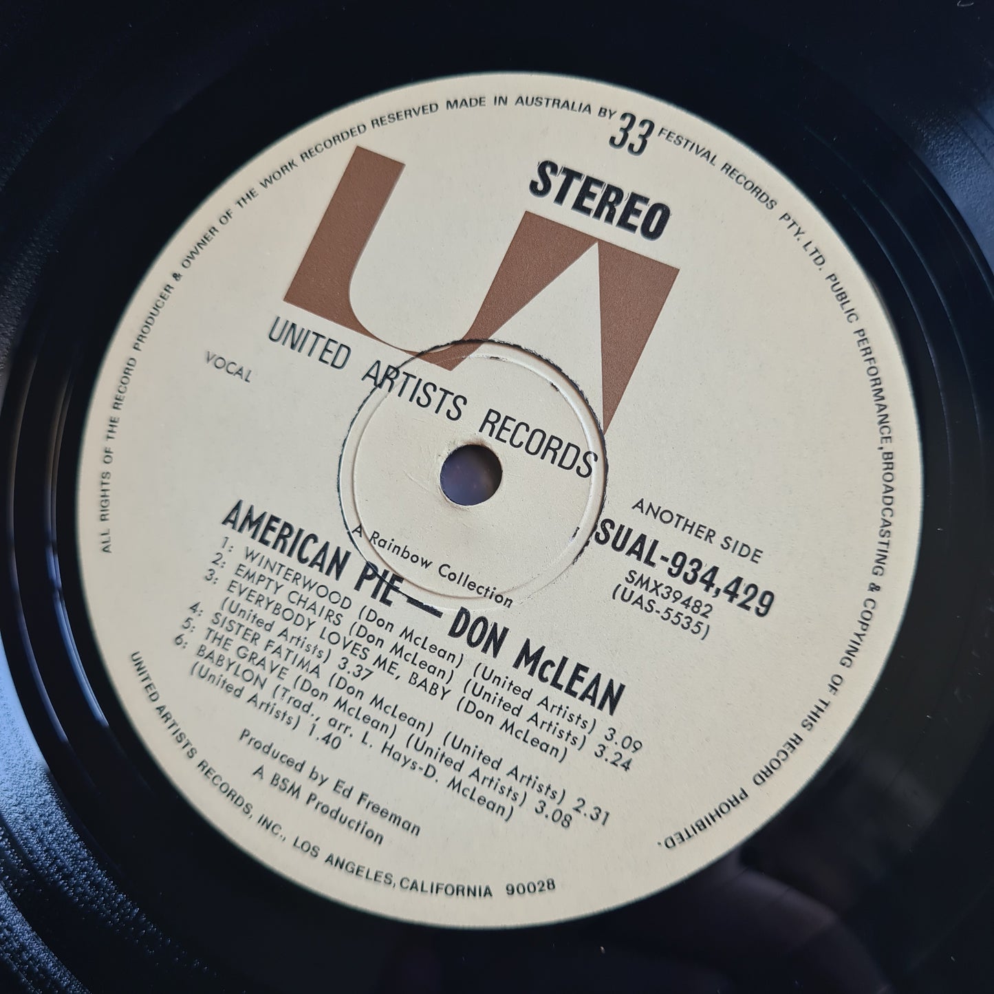 Don McLean – American Pie - 1971 - Vinyl Records LP