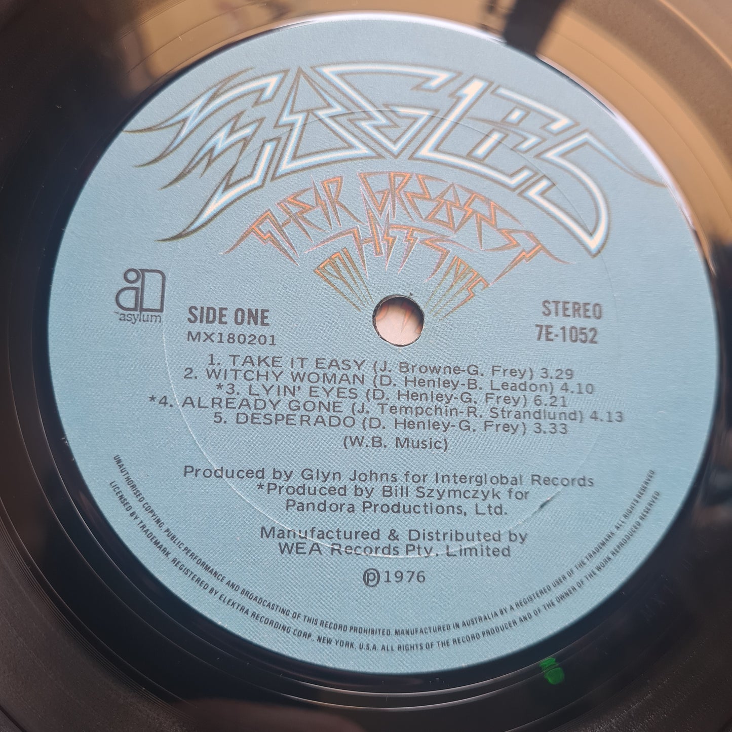 The Eagles – Their Greatest Hits - 1976 - Vinyl Record LP