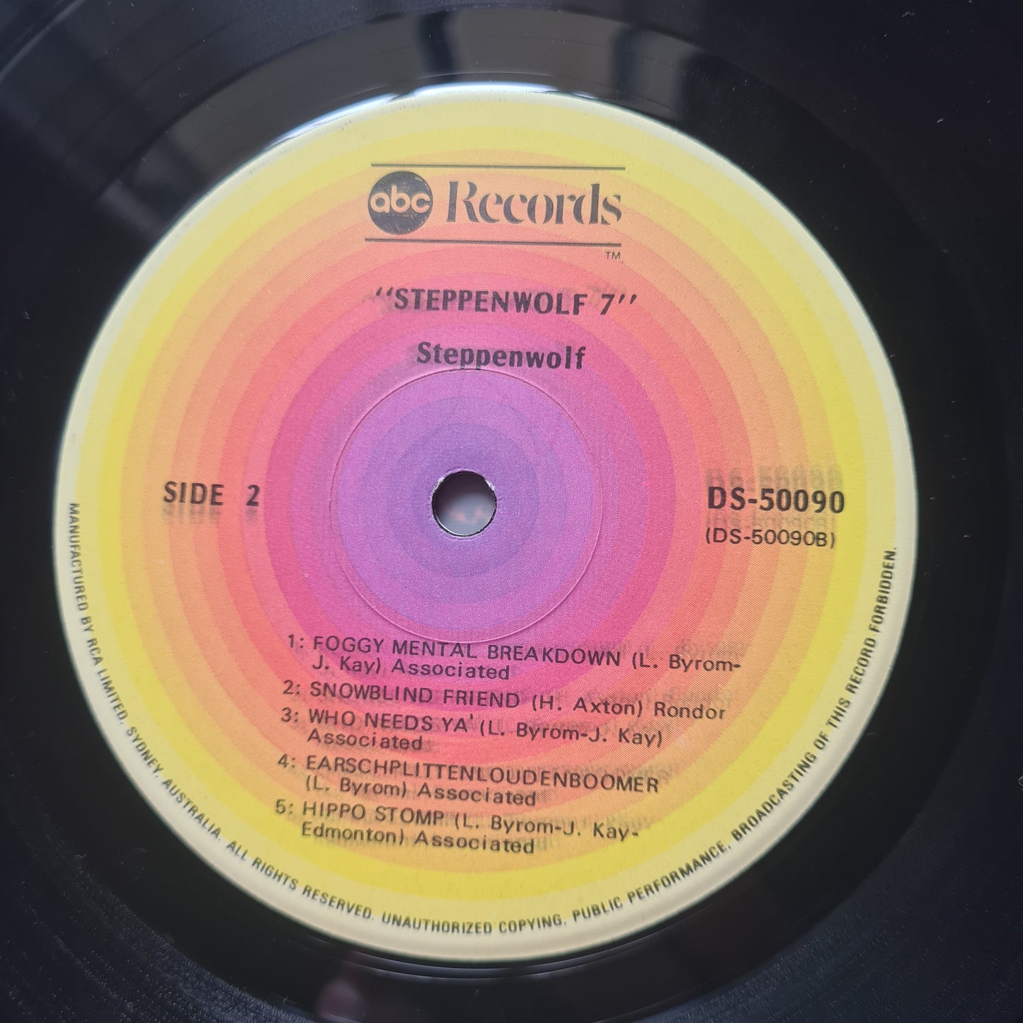 Steppenwolf – Steppenwolf 7 - 1970 - Vinyl Record LP