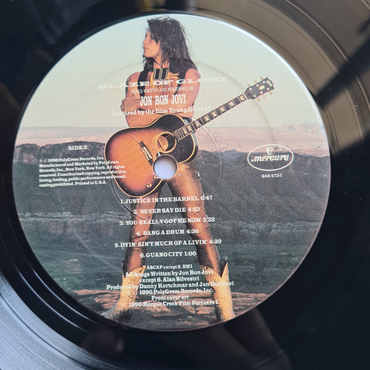 Jon Bon Jovi – Blaze Of Glory - 1990 - Vinyl Record LP (Excellent condition)