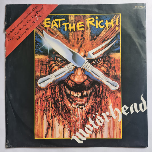 Motörhead – Eat The Rich (12" Single - Limited Edition) - 1987 Australian Pressing - Vinyl Record Maxi Single