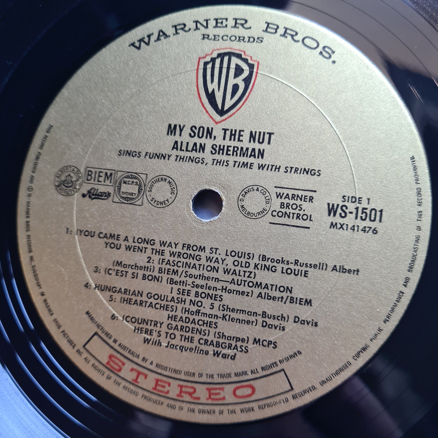 Allan Sherman - My Son, The Nut - Vinyl Record LP