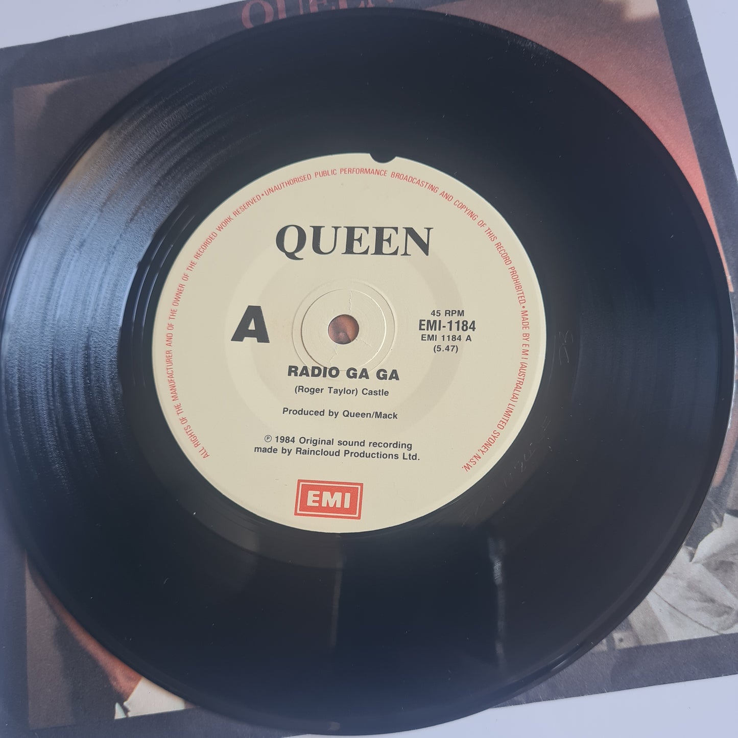 Queen – Radio Ga Ga - 1984 - Vinyl Record 7" Single - 45 RPM