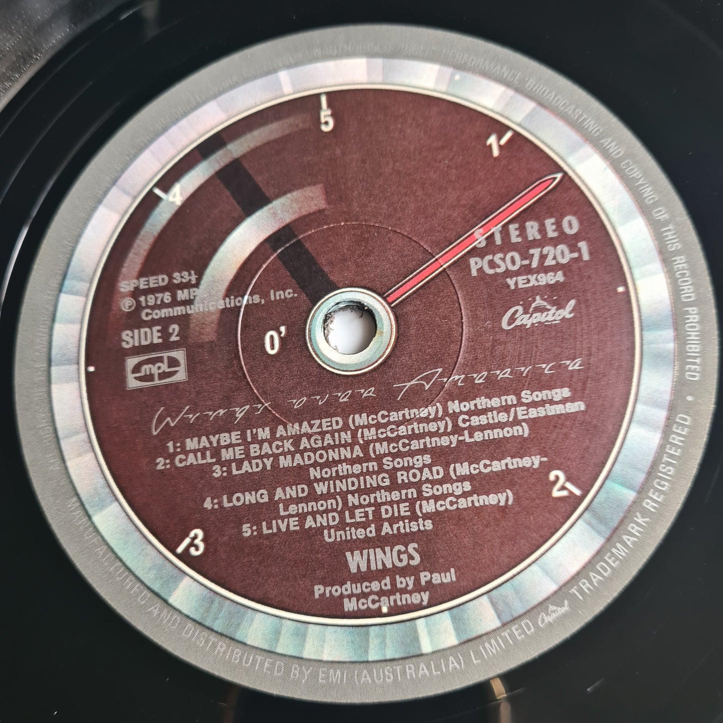 Wings (Paul McCartney) – Wings Over America (with Rare Poster)- 1973 (Gatefold) - 3LP Vinyl Record