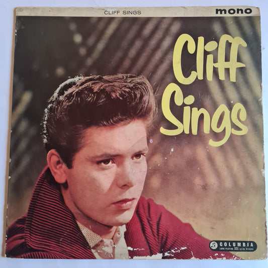 Cliff Richards – Cliff Sings - 1959 - Vinyl Record LP