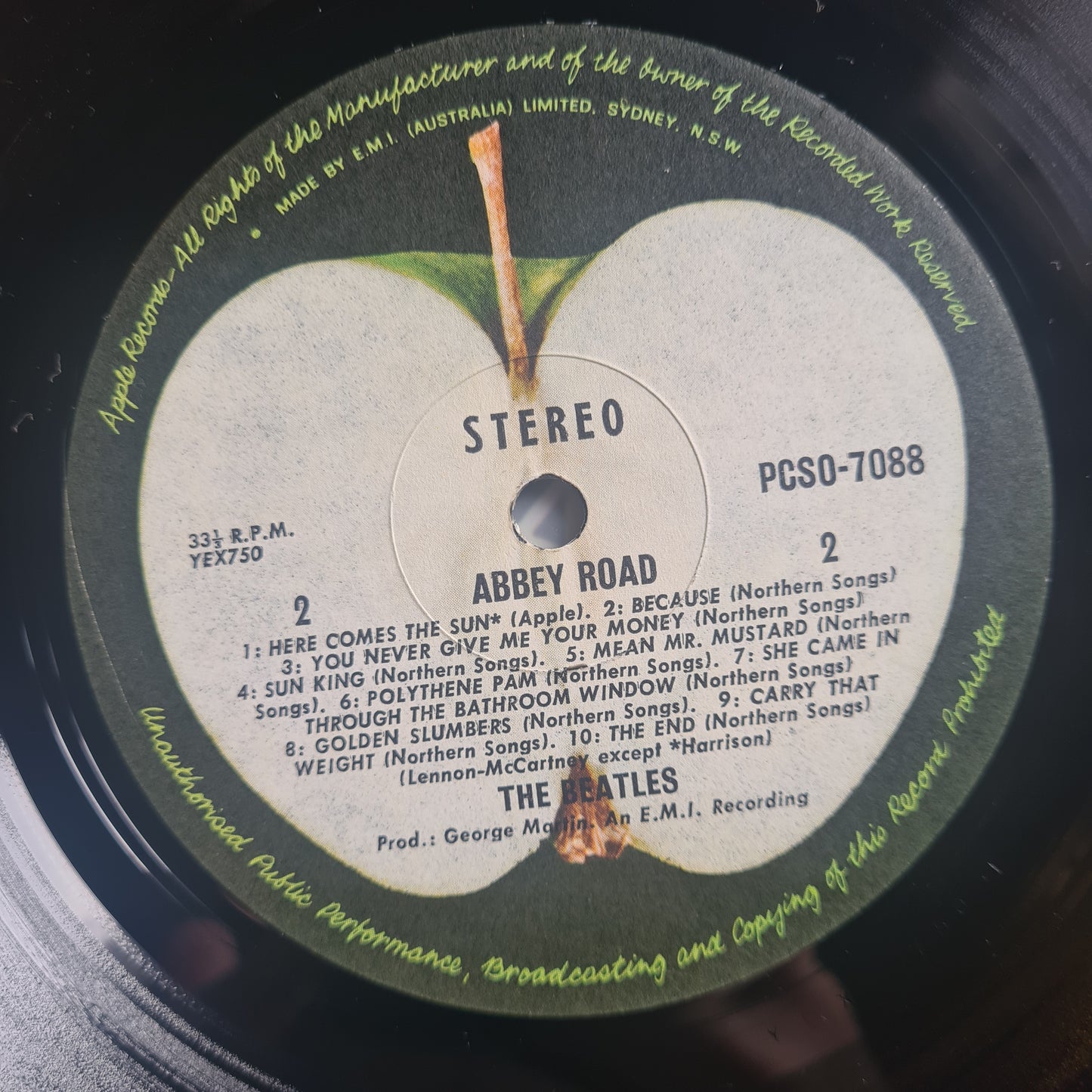The Beatles – Abbey Road - 1969 (Australian Pressing) - Vinyl Record LP