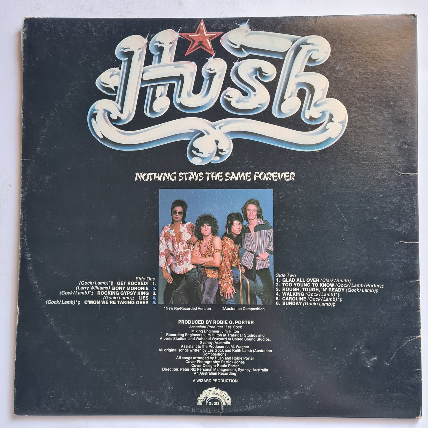 Hush – Nothing Stays The Same Forever - 1976 (Gatefold) - Vinyl Record LP