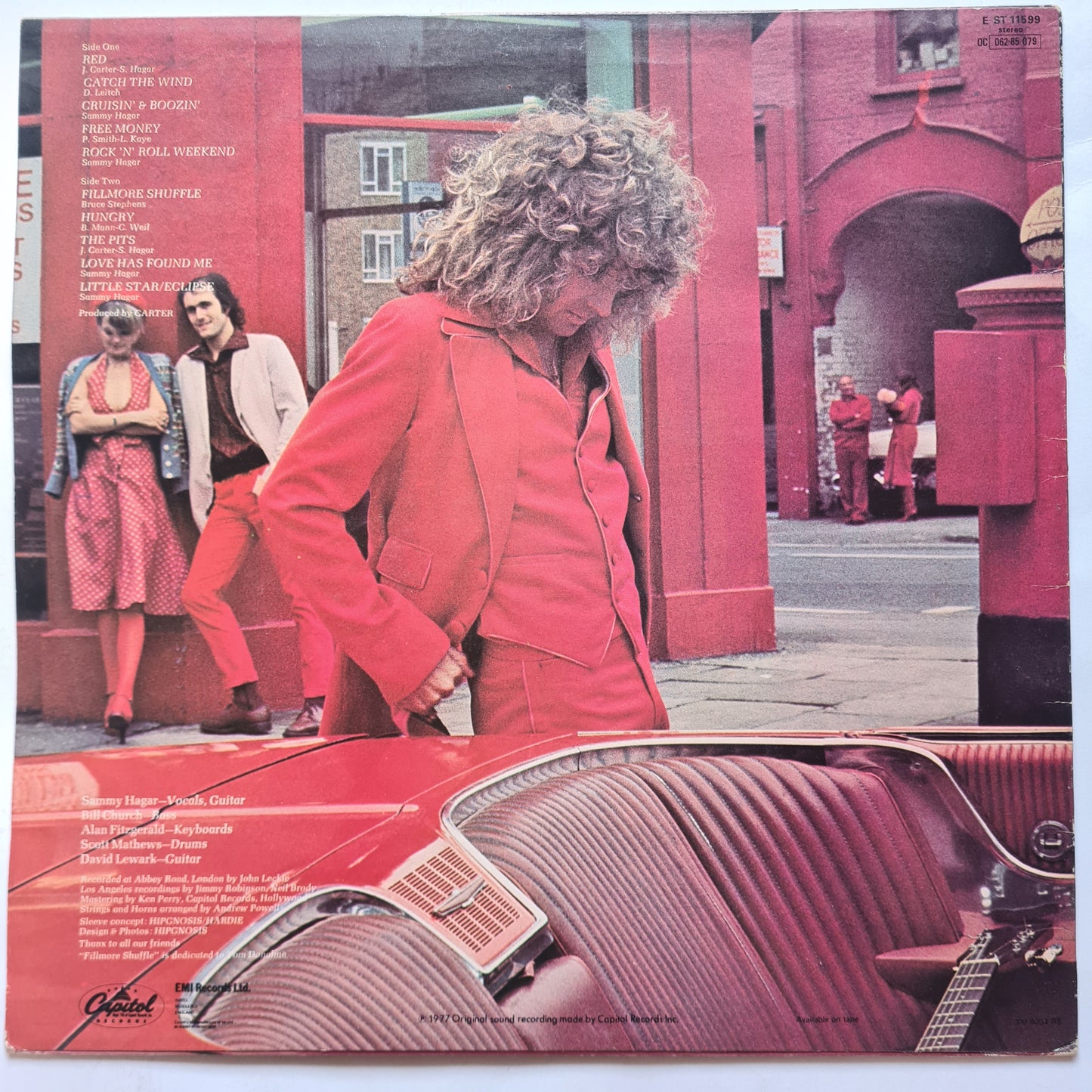 Sammy Hagar – Sammy Hagar- 1977 (UK Pressing) - Vinyl Record LP
