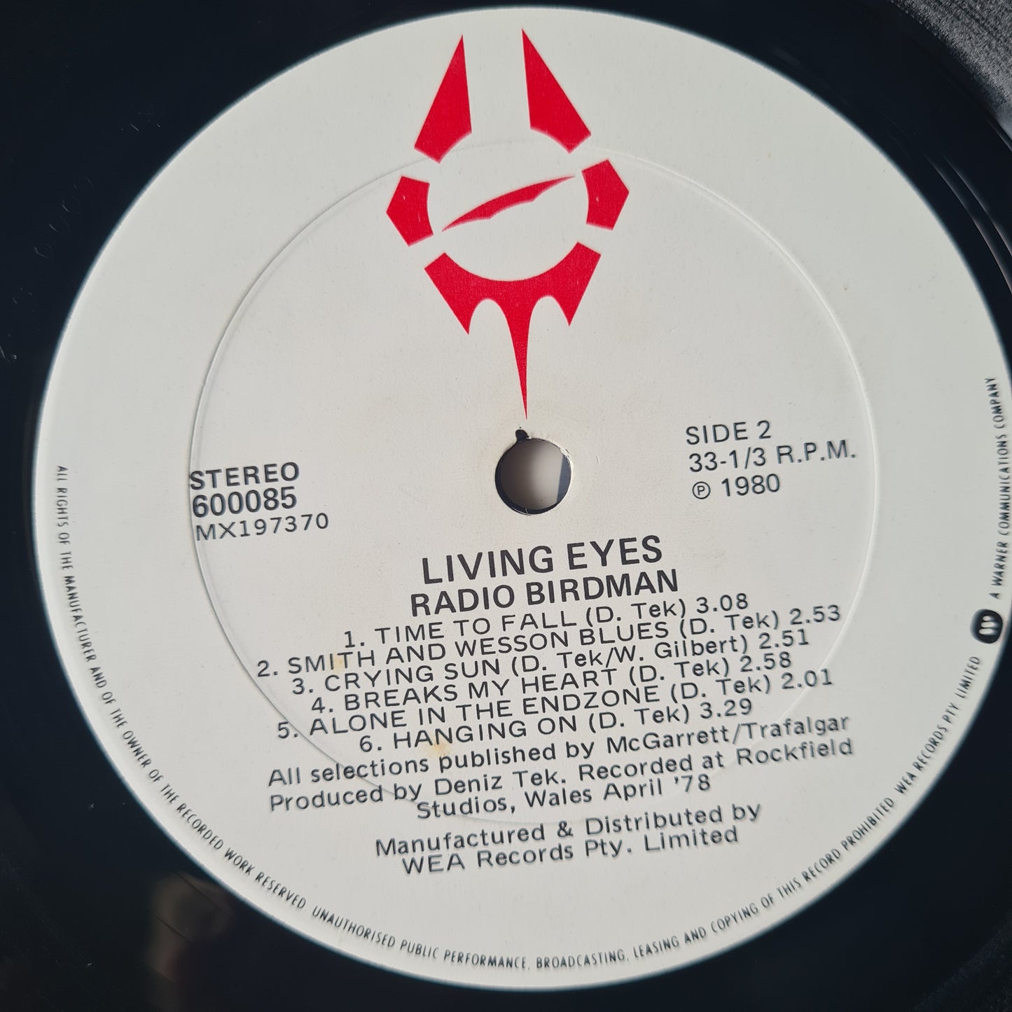Radio Birdman - Living Eyes - 1981 - Vinyl Record LP