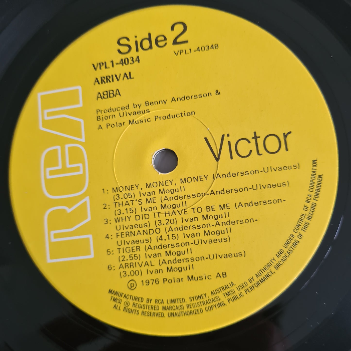 ABBA – Arrival - 1976 (Australian Pressing) - Vinyl Record LP