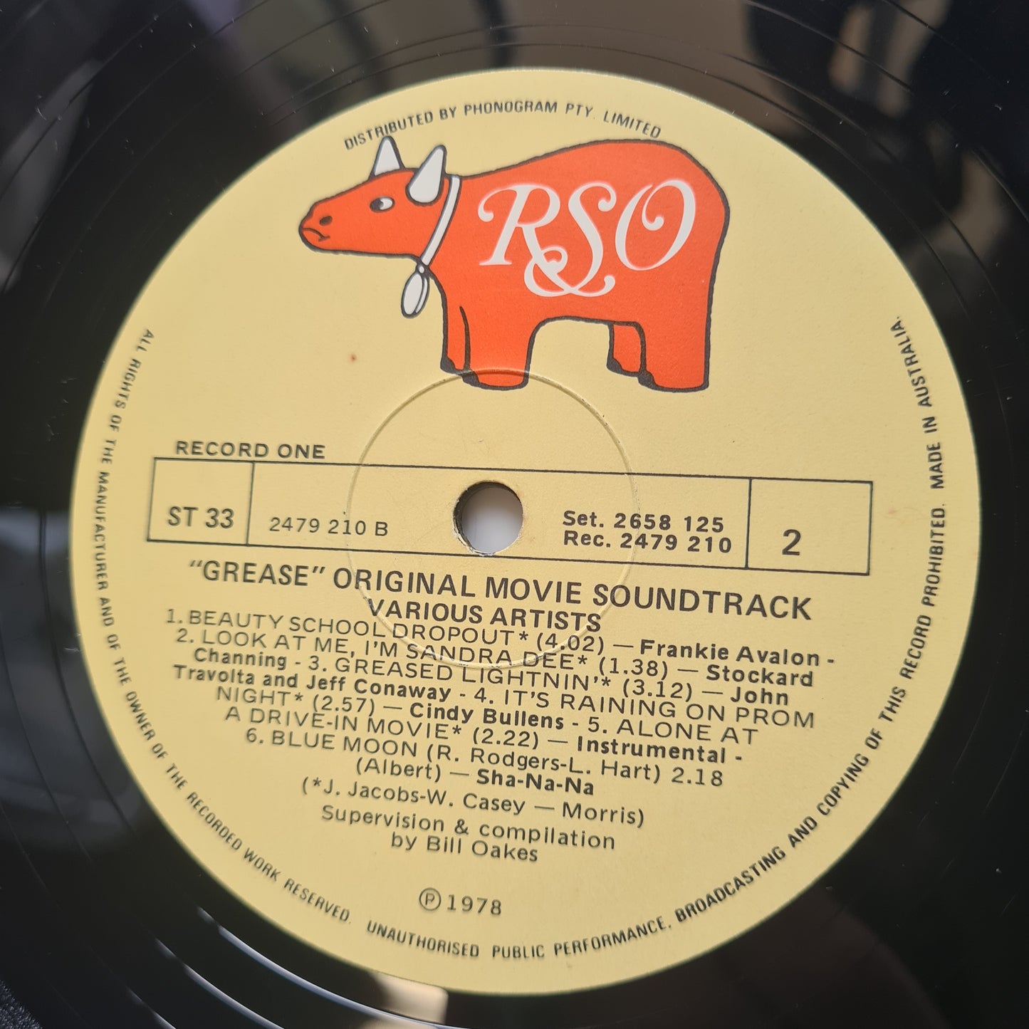 Grease – Original Soundtrack From The Motion Picture - 1978 (2LP Gatefold) - Vinyl Record