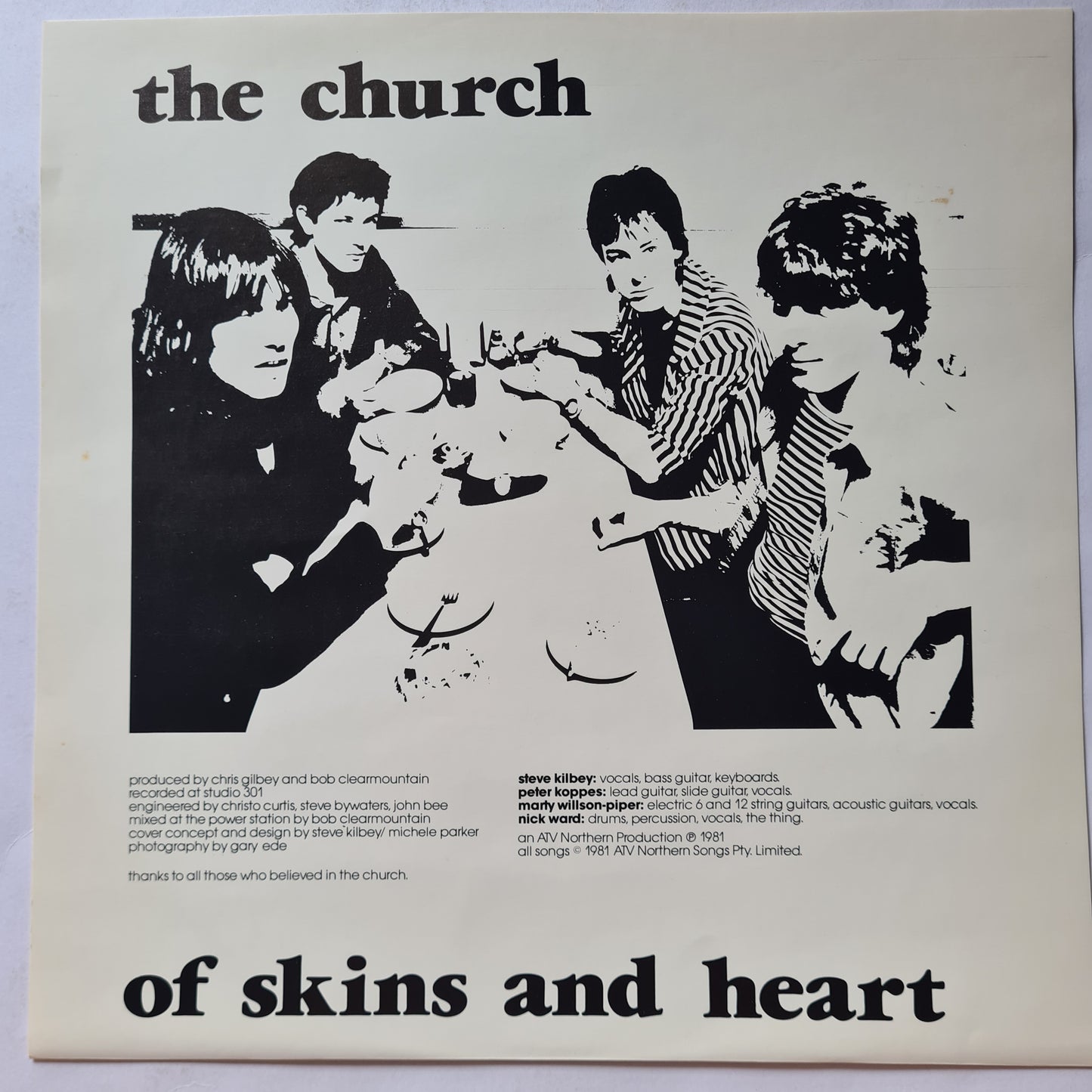 The Church - Of Skins And Heart - 1981 - Vinyl Record LP
