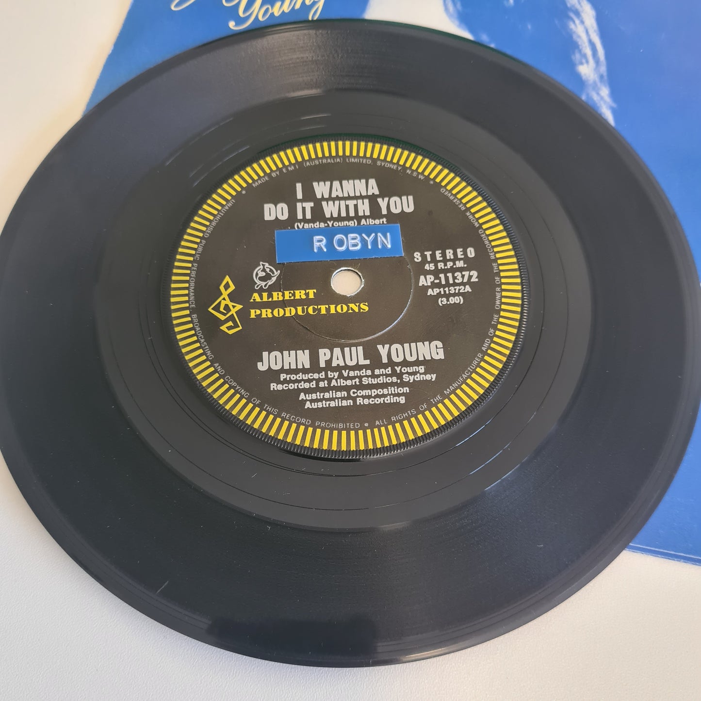 John Paul Young – I Wanna Do It With You - 1977 - Vinyl Record 7" Single - 45 RPM