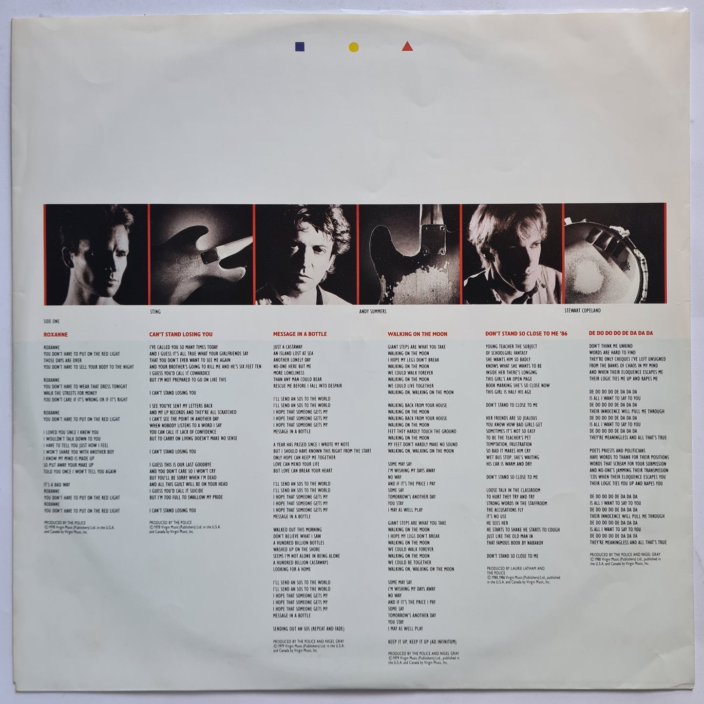 The Police – Every Breath You Take: The Singles (Greatest Hits) - 1986 - Vinyl Record LP