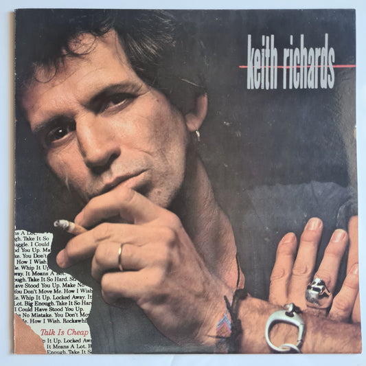 Keith Richards (Rolling Stones) – Talk Is Cheap - 1988 - Vinyl Record LP (near mint)