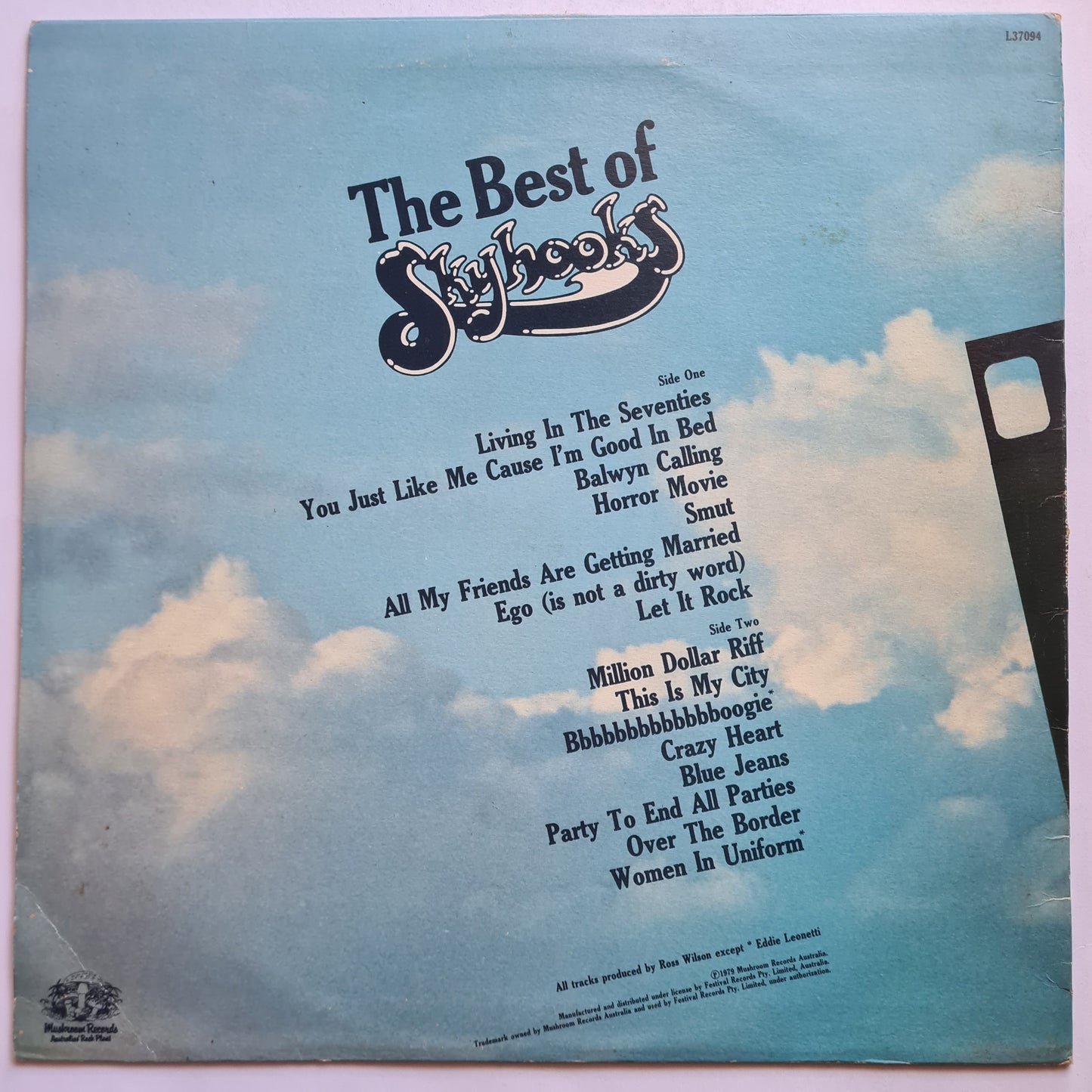 Skyhooks – The Best Of The Skyhooks - 1979 (rare 80's pressing) - Vinyl Record LP