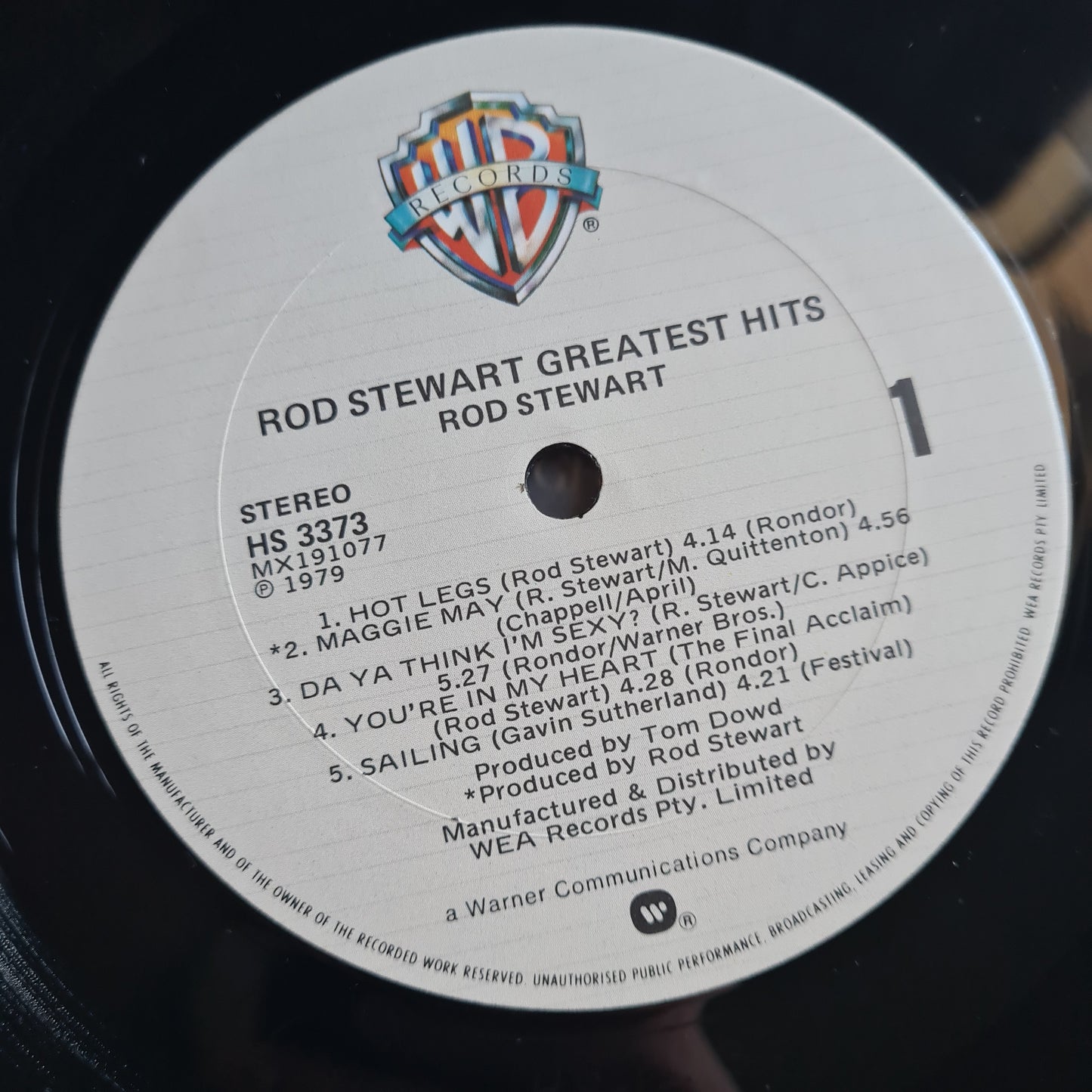 Rod Stewart – Greatest Hits - 1979- Vinyl Record LP
