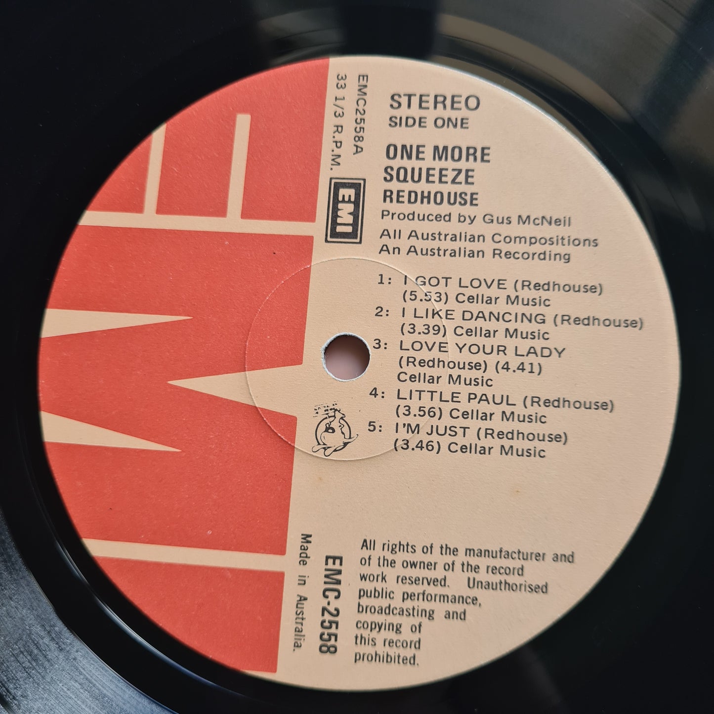 Redhouse – One More Squeeze- 1976 - Vinyl Record LP