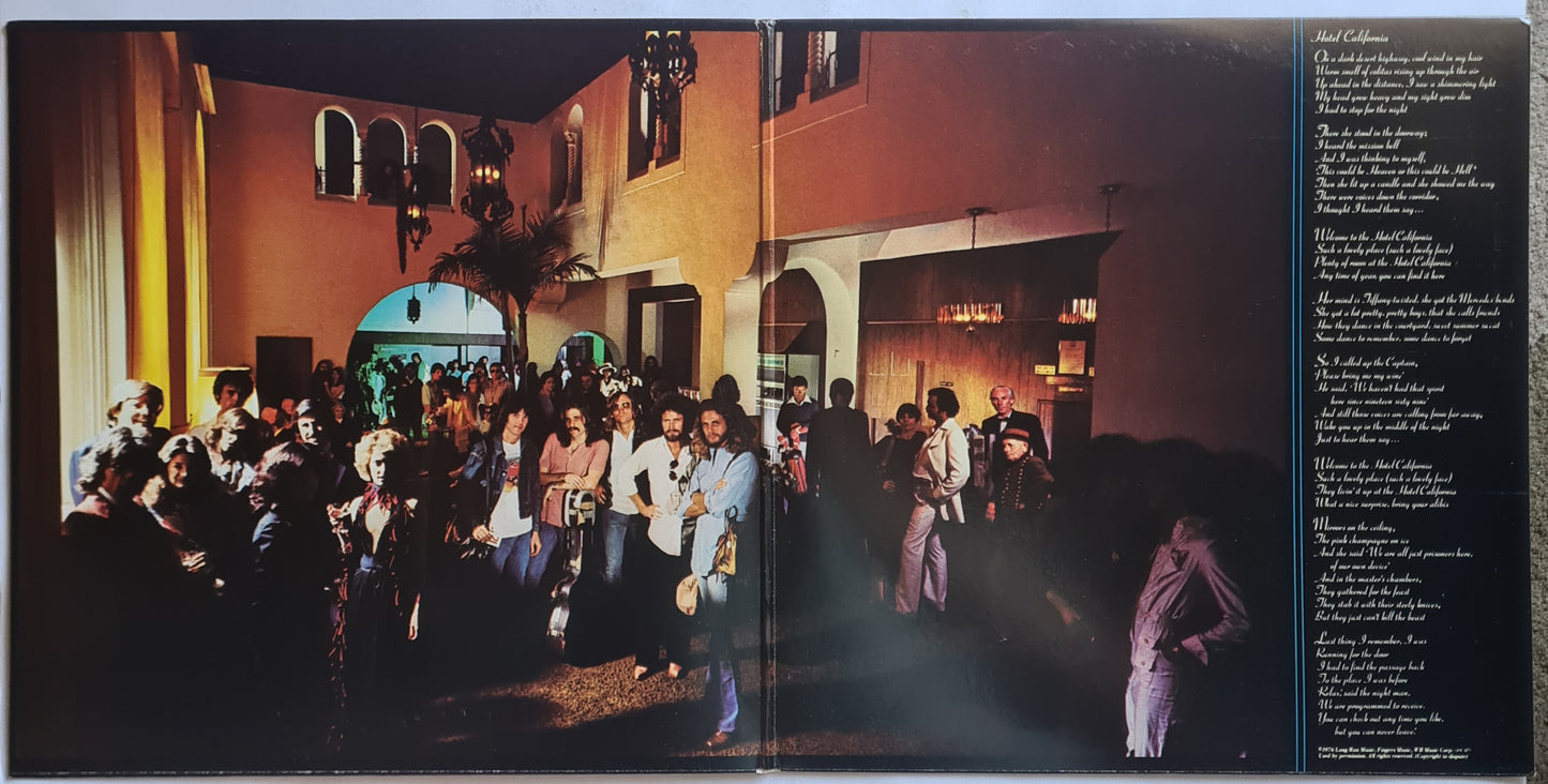 The Eagles – Hotel California - 1976 (Australian Pressing) - with poster) - Vinyl Record LP