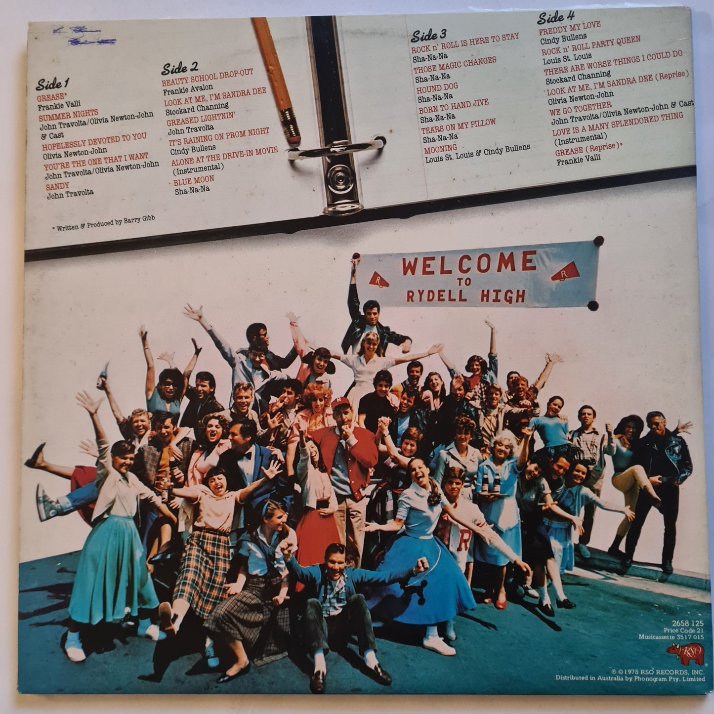 Grease – Original Soundtrack From The Motion Picture - 1978 (2LP Gatefold) - Vinyl Record (near mint)