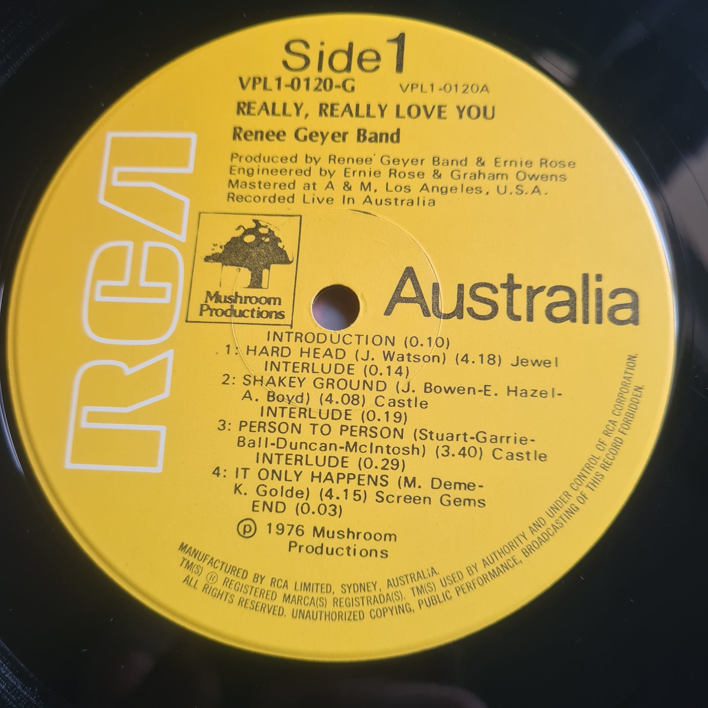 Rene Geyer – Really Really Love You - 1976 (Gatefold) -Vinyl Record LP