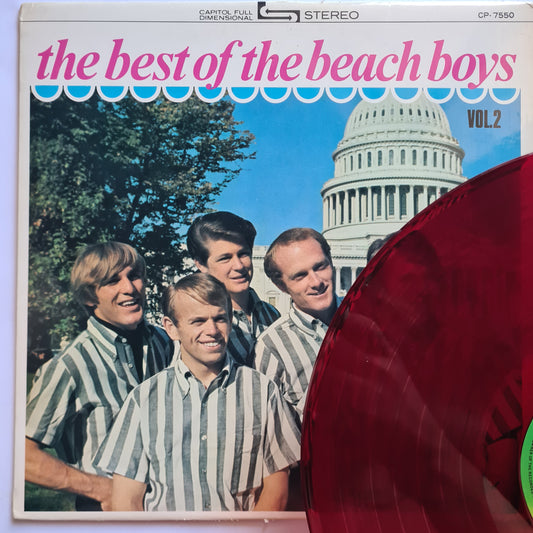 The Beach Boys – The Best Of The Beach Boys No. 2 - 1966 - Vinyl Record LP (Red Vinyl)