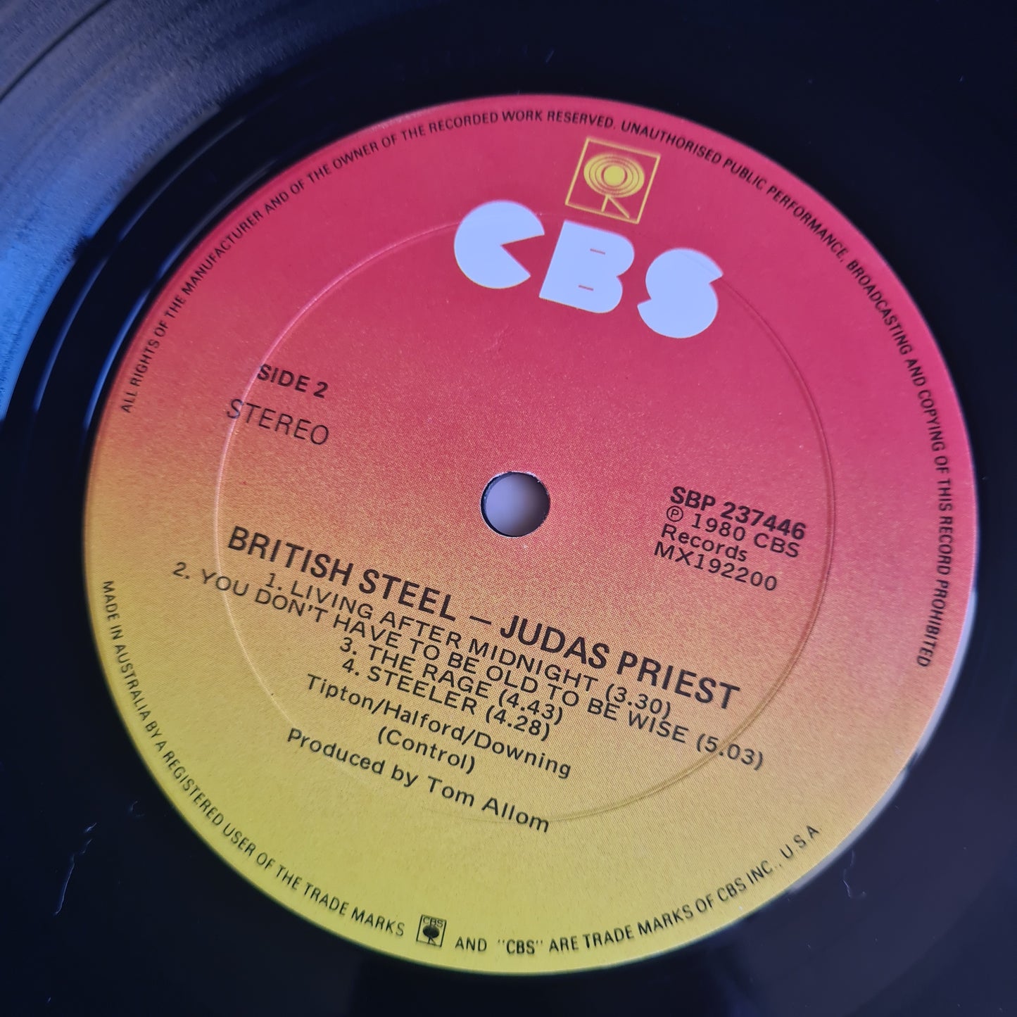 Judas Priest – British Steel - 1980 - Vinyl Record LP