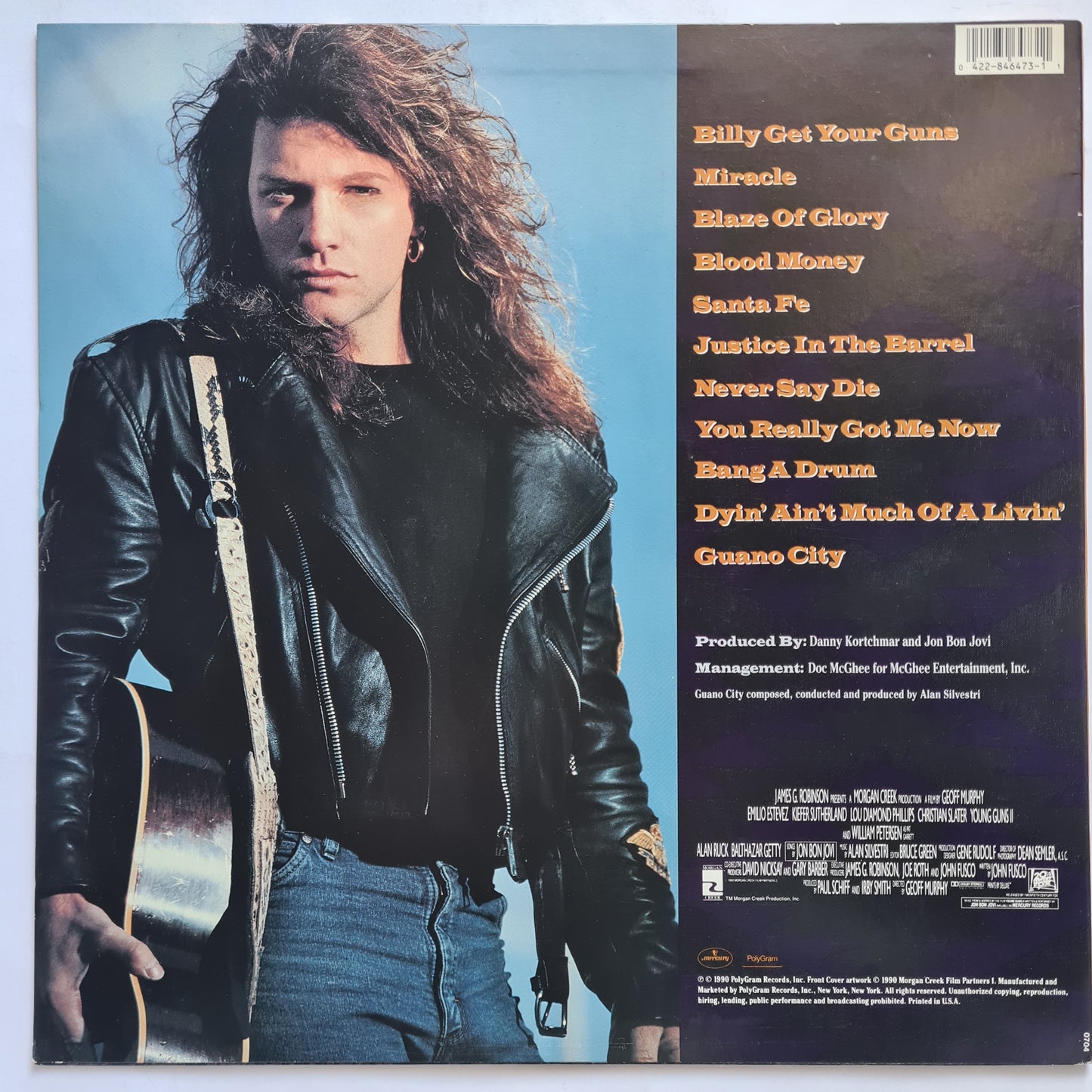 Jon Bon Jovi – Blaze Of Glory - 1990 - Vinyl Record LP (Excellent condition)
